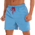 Men's Quick Dry Swim Shorts Drawstring Elastic Waist Side Pockets Beach Volleyball - Frimunt Clothing Co.
