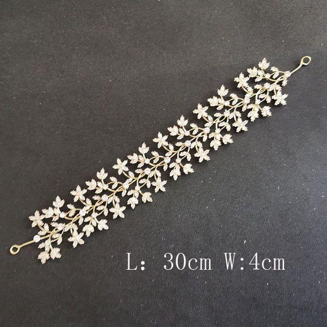 Luxury Flexible Full Cubic Zircon Bridal Tiara Headband Bride Bridesmaids Crown - Frimunt Clothing Co.