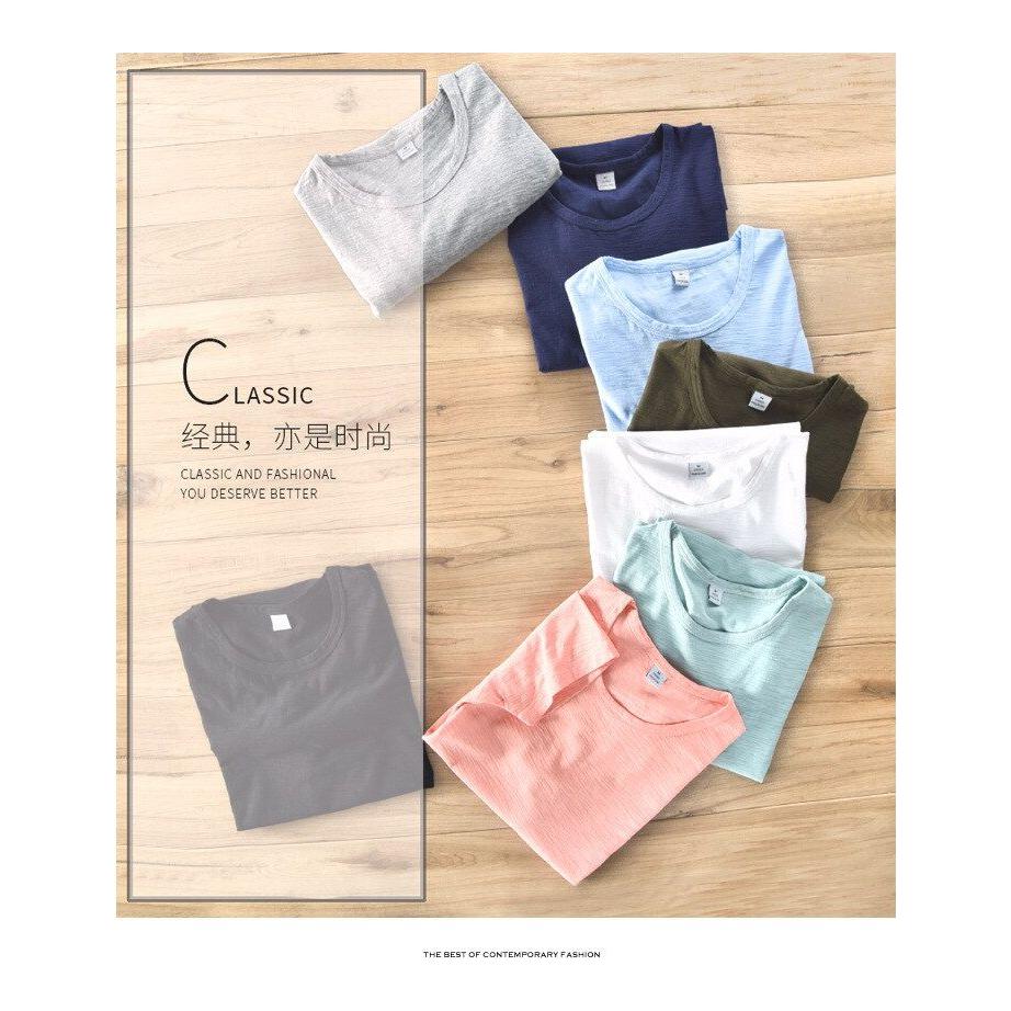 New Men's Short Sleeve O-NECK Breathable 100% Raw Cotton Linen Soft High Quality T-Shirt- 213 - Frimunt Clothing Co.