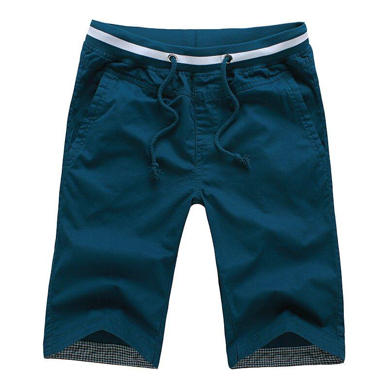 Men's Summer Casual Straight Cut High Quality Cotton Beach Short Pants Candy Colors Plus Sizes 5XL - Frimunt Clothing Co.