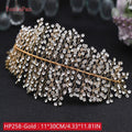 Bride Crown/Hair Vine With Rhinestones Luxury Bridal Headwear Accessories - Frimunt Clothing Co.