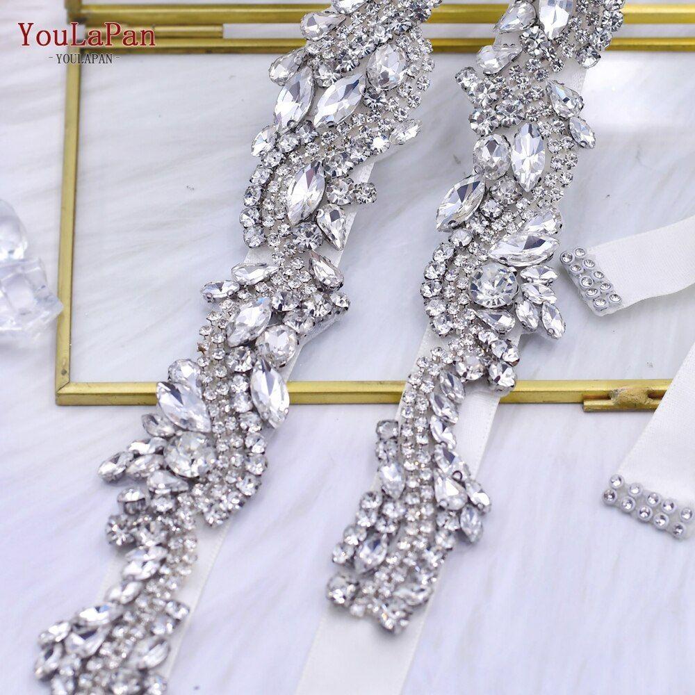 Women's Bridal Belt with Rhinestones Wedding Accessories - Frimunt Clothing Co.