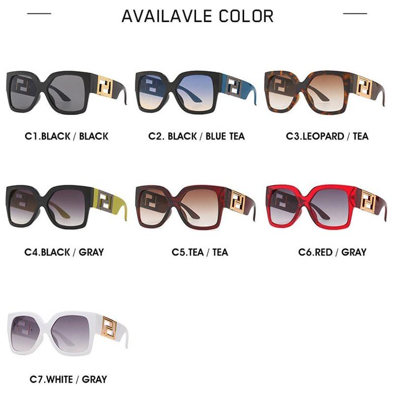 NEW Fashion Classic Style Gradient Unisex Brand Design Square Sunglasses - Frimunt Clothing Co.
