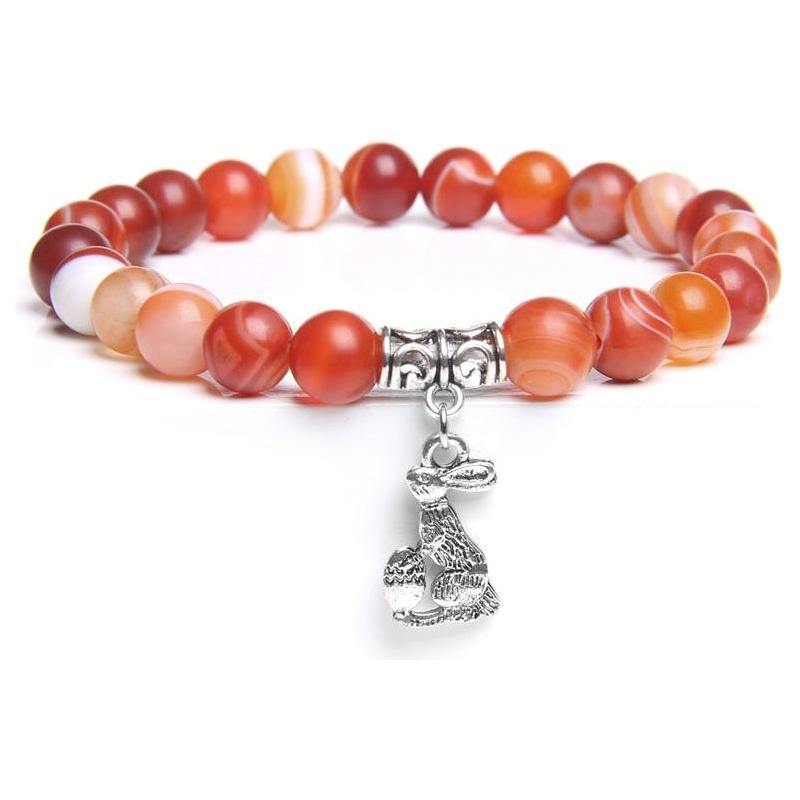 Women's Lucky Natural Stone Beads Bracelets With Charm Boho Jewelry - Frimunt Clothing Co.