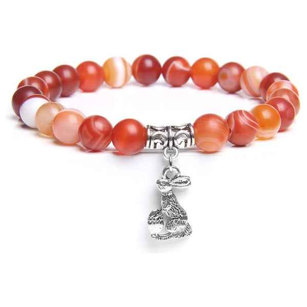 Women's Lucky Natural Stone Beads Bracelets With Charm Boho Jewelry - Frimunt Clothing Co.