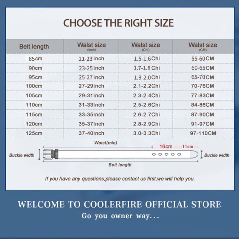 Men's Metal Luxury Brand Automatic Buckle Leather High Quality Belts - Business Casual ZDP001A - Frimunt Clothing Co.