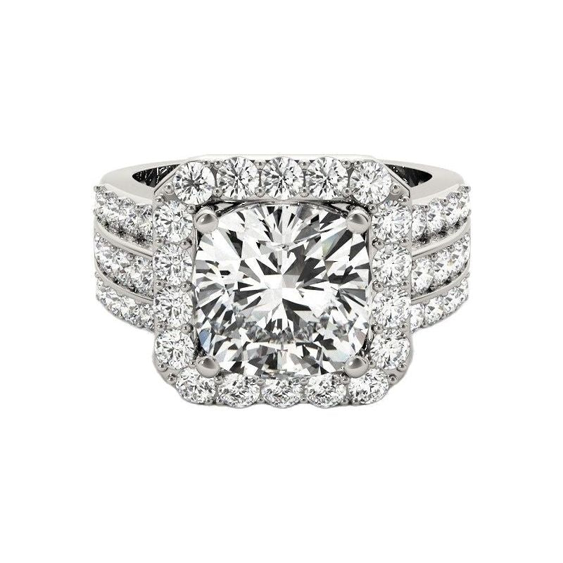 Luxury Women's Ring Round Cut 3 Carat 925 Sterling Silver Fashion Jewelry - Frimunt Clothing Co.