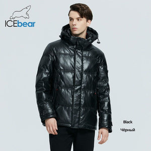 ICEbear Pro Winter Men's Jacket Faux Leather Breathable Thick and Warm Casual Style Winter Coat MWD20866D - Frimunt Clothing Co.