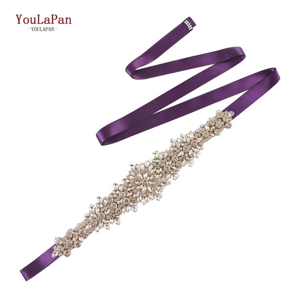 Elegant Golden Crystal Bridal Gown Belt Luxury Wedding Accessories - Frimunt Clothing Co.