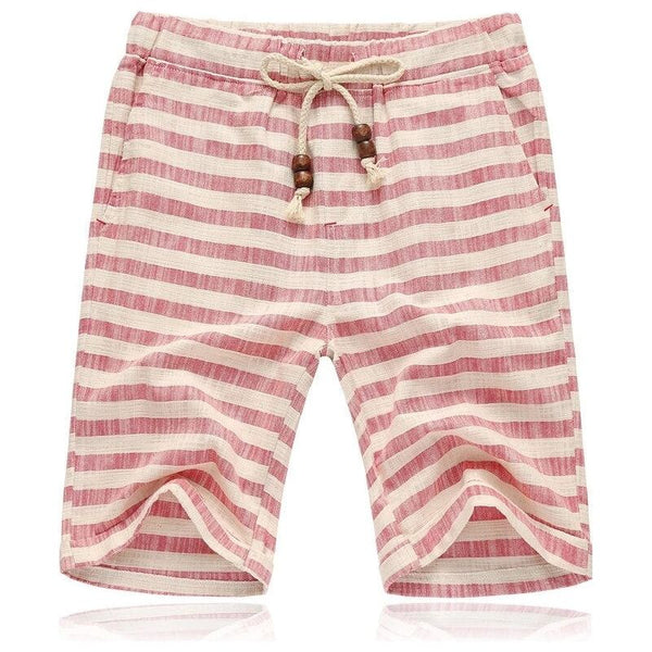 SHAN BAO Brand Men's Summer Cotton Shorts Plaid or Stripes Print High Quality - Frimunt Clothing Co.
