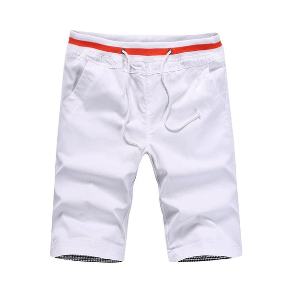 Men's Summer Casual Straight Cut High Quality Cotton Beach Short Pants Candy Colors Plus Sizes 5XL