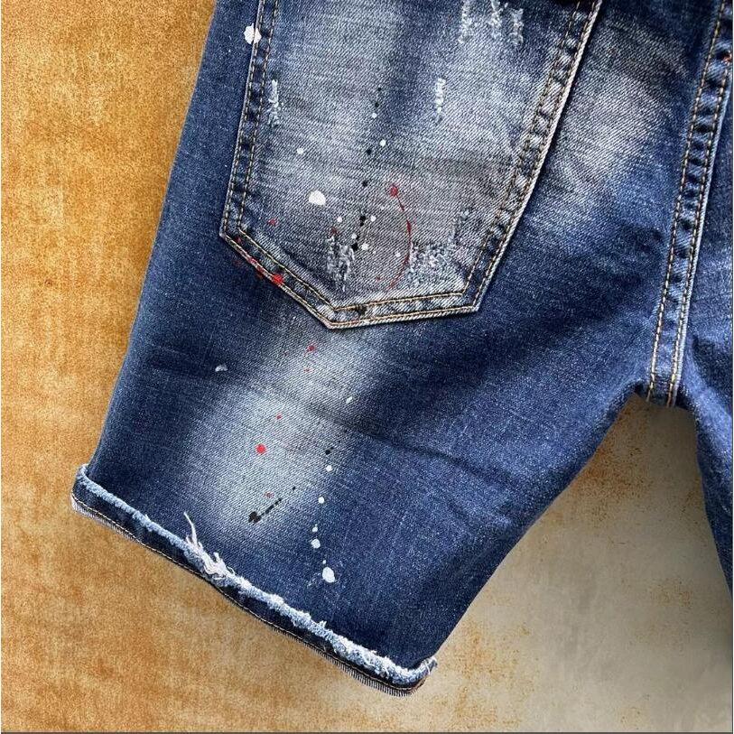 Top Clothing Dsquared2 Summer Men Jeans Slim Fit Shorts High Quality Denim Ripped - Frimunt Clothing Co.