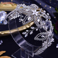 YouLaPan HP377 Ladies Wedding Crown Bridal Crowns for Brides Hair Accessories Metal Crystal Bridal Hair Band Wedding Tiara - Frimunt Clothing Co.
