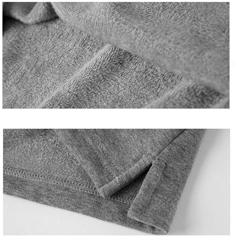 Autumn-Winter-Spring New Men's Long Sleeve Polo Shirt Casual Thermal Fleece Thick Warm Plus sizes - Frimunt Clothing Co.