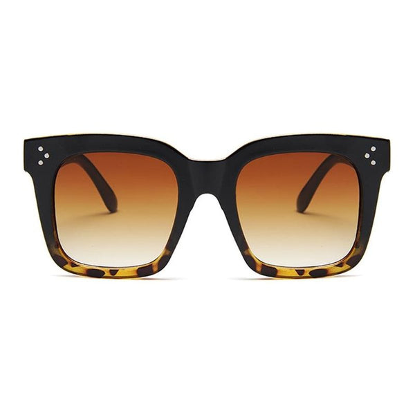 Women's Distinctive Oversize Square Sunglasses Vintage Rivet UV400 - Frimunt Clothing Co.