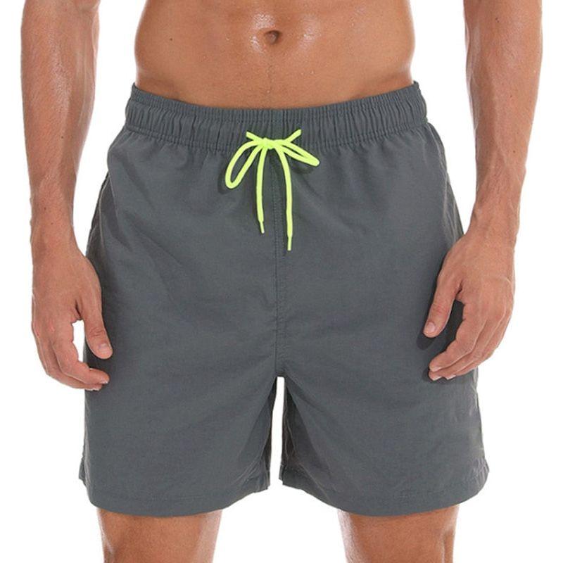 Men's Quick Dry Swim Shorts Drawstring Elastic Waist Side Pockets Beach Volleyball - Frimunt Clothing Co.
