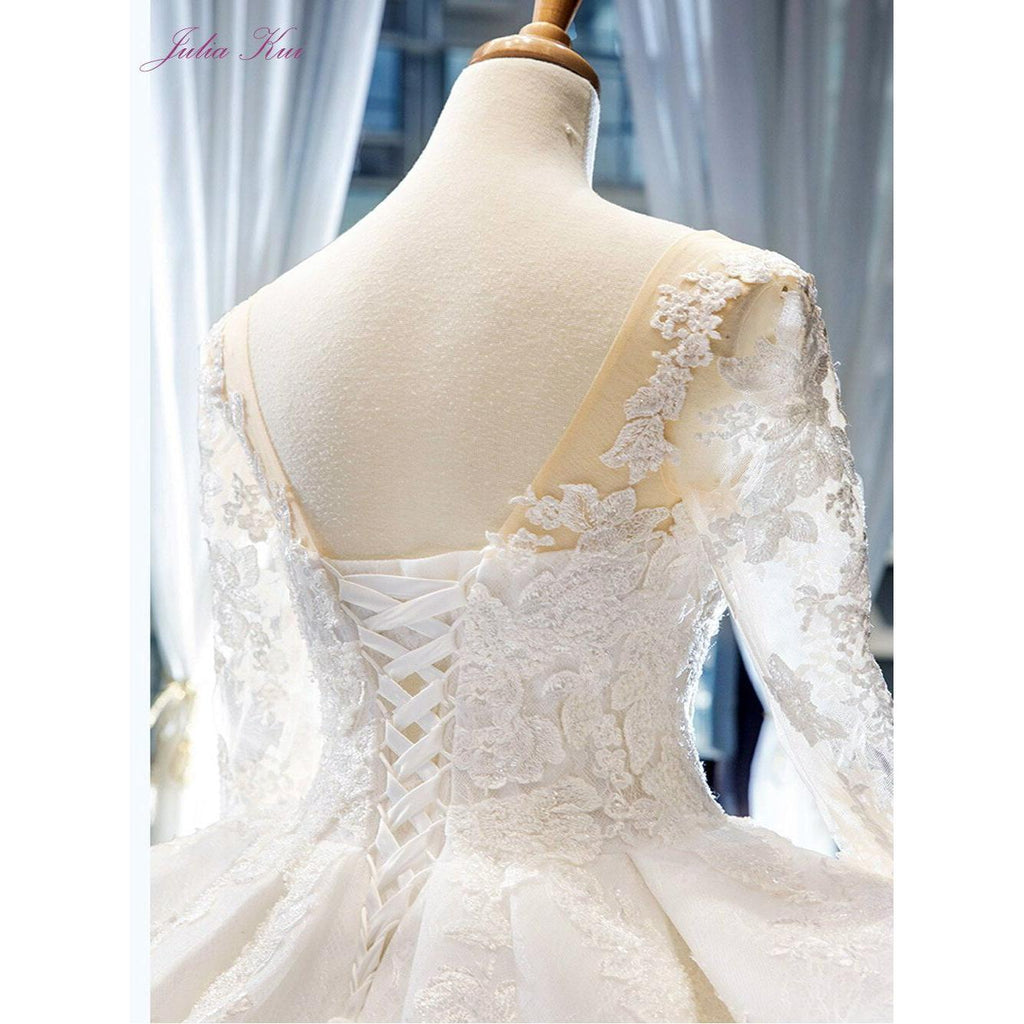 Julia Kui High-End Vintage Princess Silhouette Wedding Gown - Frimunt Clothing Co.