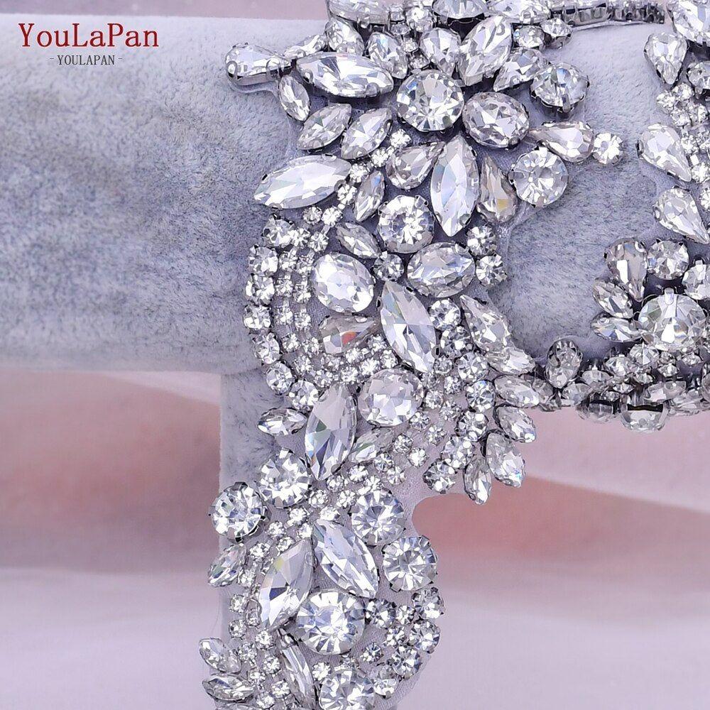 Women's Bridal Belt with Rhinestones Wedding Accessories - Frimunt Clothing Co.