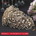 Bride Crown/Hair Vine With Rhinestones Luxury Bridal Headwear Accessories - Frimunt Clothing Co.
