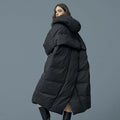 S- 7XL Winter Oversize Warm Duck Down Coat Female X-Long Down Warm Jacket Hooded Cocoon Style - Frimunt Clothing Co.