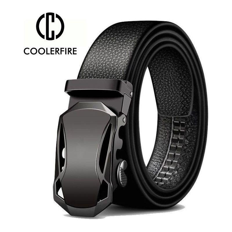 Men's Metal Luxury Brand Automatic Buckle Leather High Quality Belts - Business Casual ZDP001A - Frimunt Clothing Co.