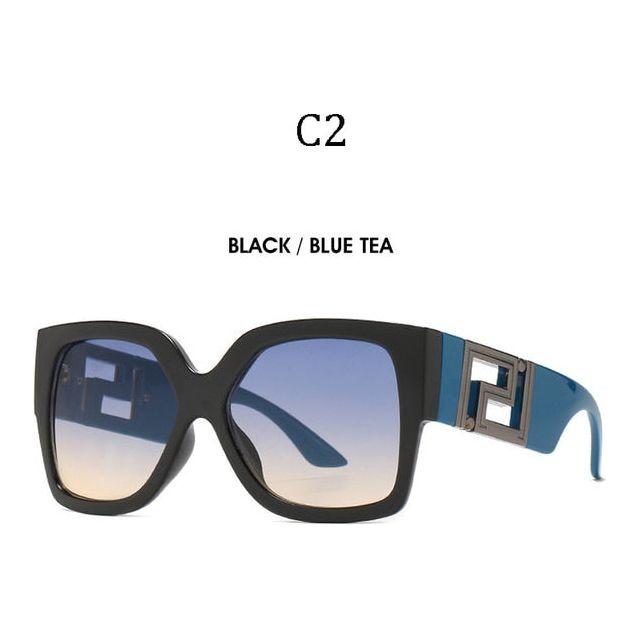 NEW Fashion Classic Style Gradient Unisex Brand Design Square Sunglasses - Frimunt Clothing Co.