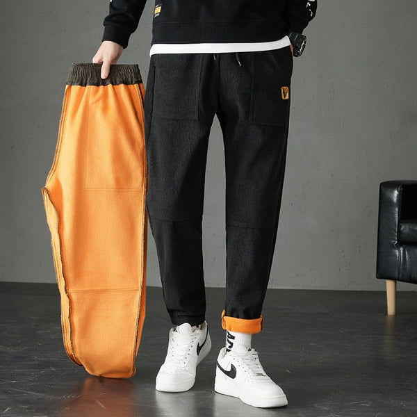 Men's Winter Warm Thick Pants With Fleece Lining - Frimunt Clothing Co.