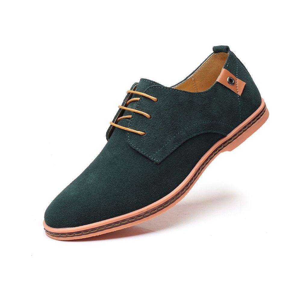 Men's Spring Fashion Lace Up Suede Oxford Shoes Sizes 38-48 - Frimunt Clothing Co.