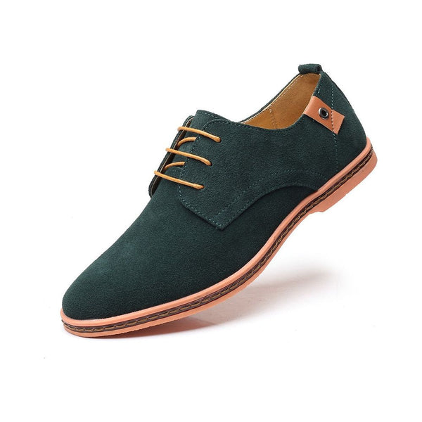 Men's Spring Fashion Lace Up Suede Oxford Shoes Sizes 38-48