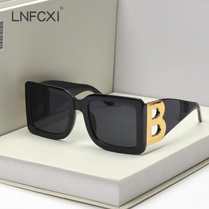 Trendy Colors Retro Large Squared Women's Sunglasses UV400 Protection - Frimunt Clothing Co.