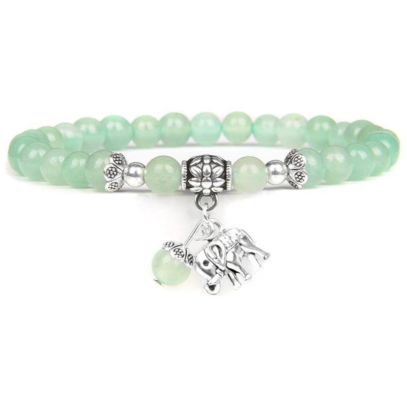 Women's Lucky Natural Stone Beads Bracelets With Charm Boho Jewelry - Frimunt Clothing Co.