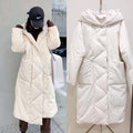 S- 7XL Winter Oversize Warm Duck Down Coat Female X-Long Down Warm Jacket Hooded Cocoon Style - Frimunt Clothing Co.