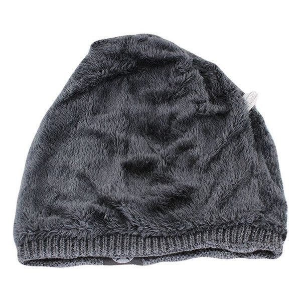 New Unisex Beanie Hat Knit Wool Warm Winter Hat Thick Soft Stretch