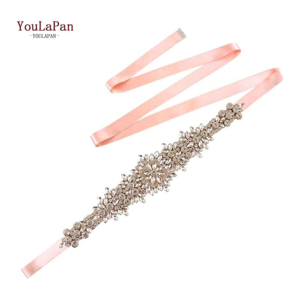 Elegant Golden Crystal Bridal Gown Belt Luxury Wedding Accessories - Frimunt Clothing Co.