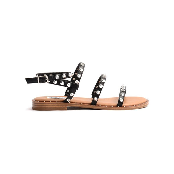 Women's Summer Metal Studded Flat Strappy Sandals - Frimunt Clothing Co.