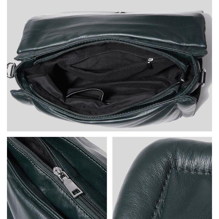 Designer Brand Padded Women's Handbag Down/Cotton Filled Shoulder Crossbody Luxury Eco Leather Messenger  Bag - Frimunt Clothing Co.