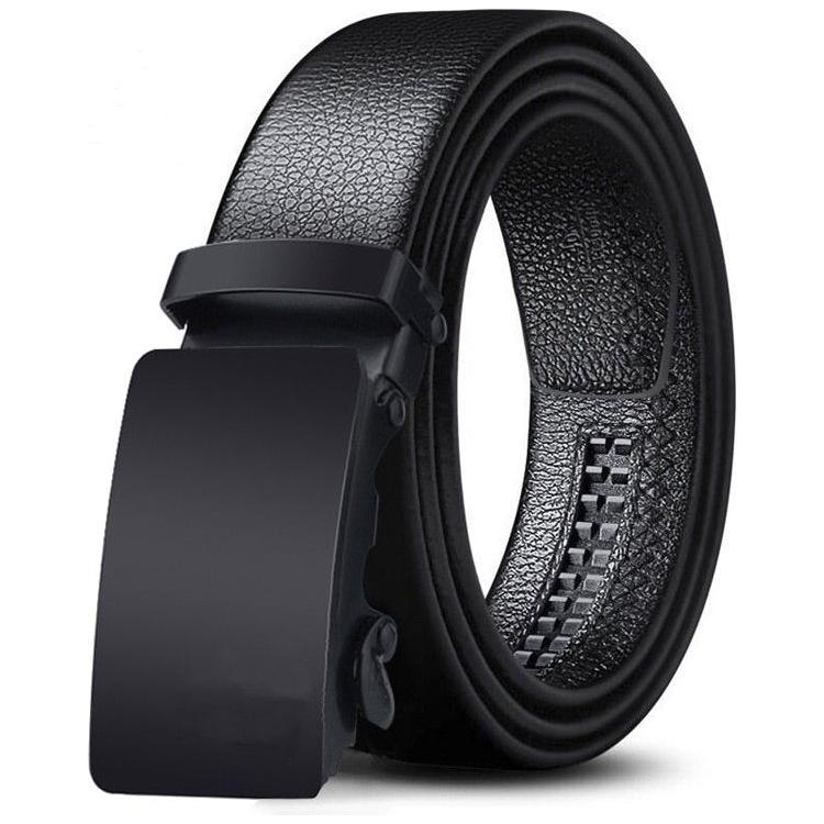 Men's Metal Luxury Brand Automatic Buckle Leather High Quality Belts - Business Casual ZDP001A - Frimunt Clothing Co.
