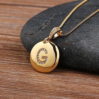 Hot Sale Top Quality Women's Initial Letter Necklace Gold Color 26 Letters Charm Pendants - Frimunt Clothing Co.