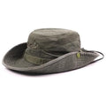 Adult Men's Summer Mesh Breathable Retro 100% Cotton Panama Hat Jungle Fishing Beach - Frimunt Clothing Co.