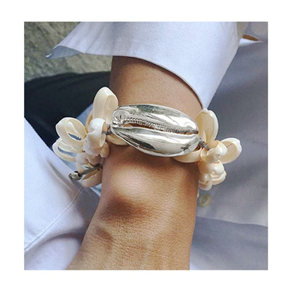Cowrie Shell Adjustable Boho Bracelets Real Seashell Jewelry