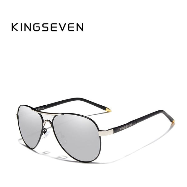 KINGSEVEN Brand Men's Driving Polarized Sunglasses Aluminum Frame With Accessories - Frimunt Clothing Co.