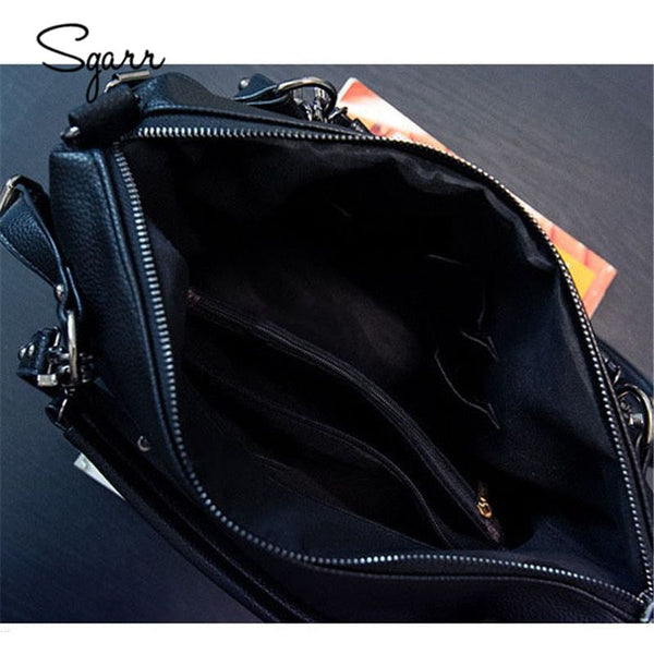 SGARR LUXURY Eco Leather Women Handbags Metal Rivets - Frimunt Clothing Co.