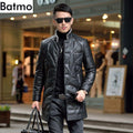 New Fall Winter High Quality Warm 90% White Duck Down Faux Leather Men's Jacket Coat - Frimunt Clothing Co.