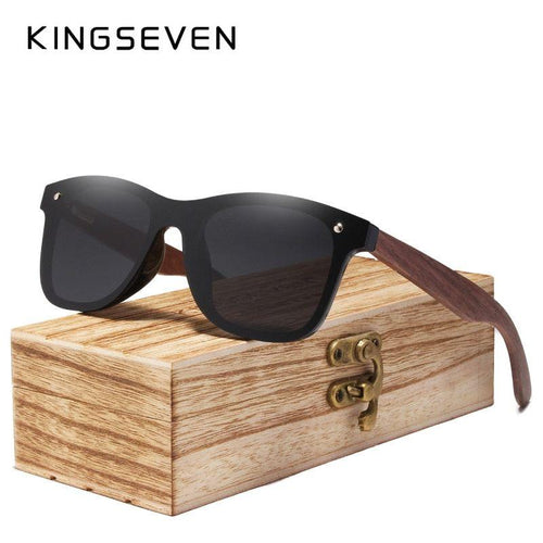 Brand Designer Polarized Lens New Zebra Wood Sunglasses UV400 Protection Unisex With Wood Case & Accessories - Frimunt Clothing Co.