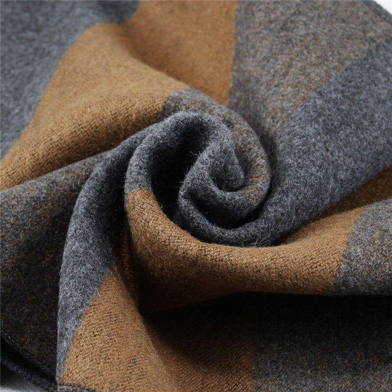 Newest Fashion Design Men's Winter High Quality Cashmere Scarf Warm Neckerchief Scarves - Frimunt Clothing Co.