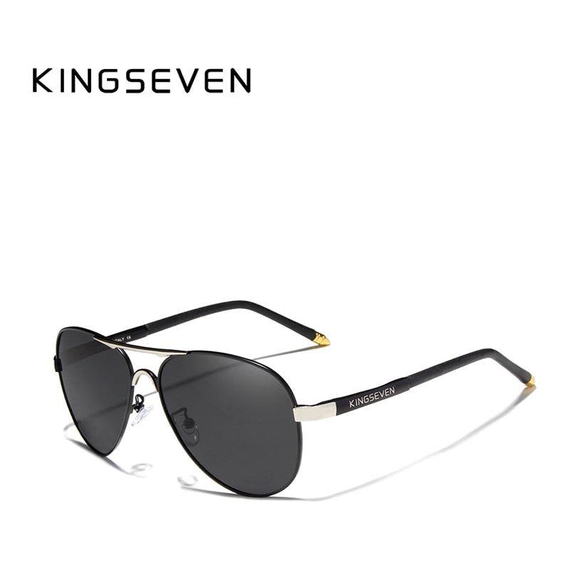KINGSEVEN Brand Men's Driving Polarized Sunglasses Aluminum Frame With Accessories - Frimunt Clothing Co.