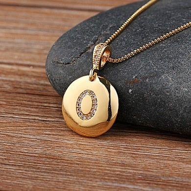 Hot Sale Top Quality Women's Initial Letter Necklace Gold Color 26 Letters Charm Pendants - Frimunt Clothing Co.