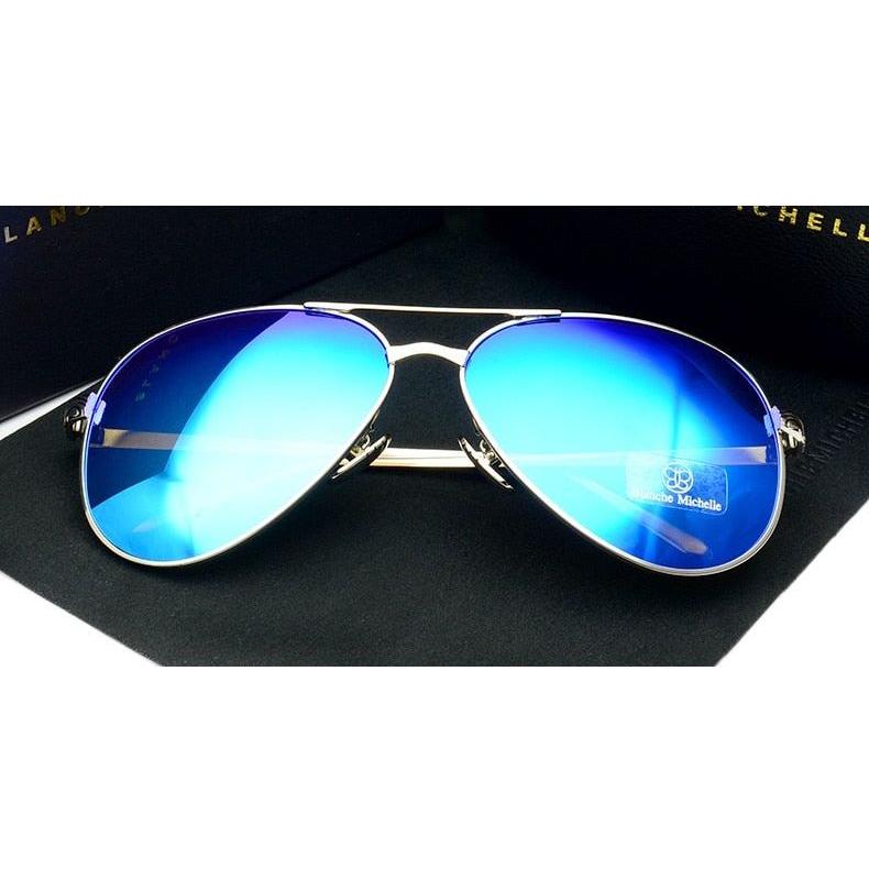 High Quality Classic Aviator Women's Polarized UV400 Sunglass Mirror With Box - Frimunt Clothing Co.