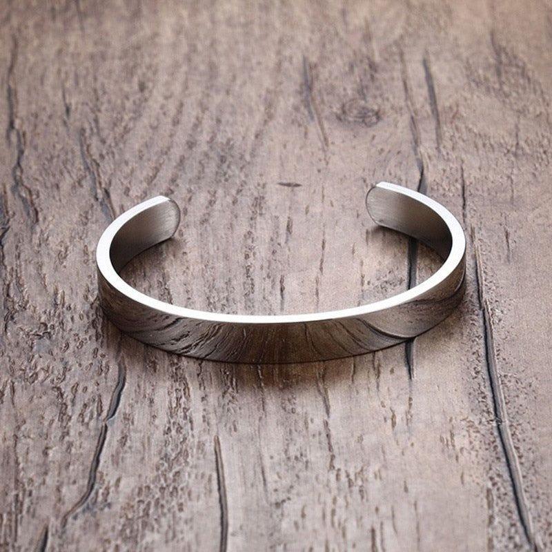 ZORCVENS Unisex Bracelet Cuff Stainless Steel Silver/Gold/Black/Rose Gold - Frimunt Clothing Co.