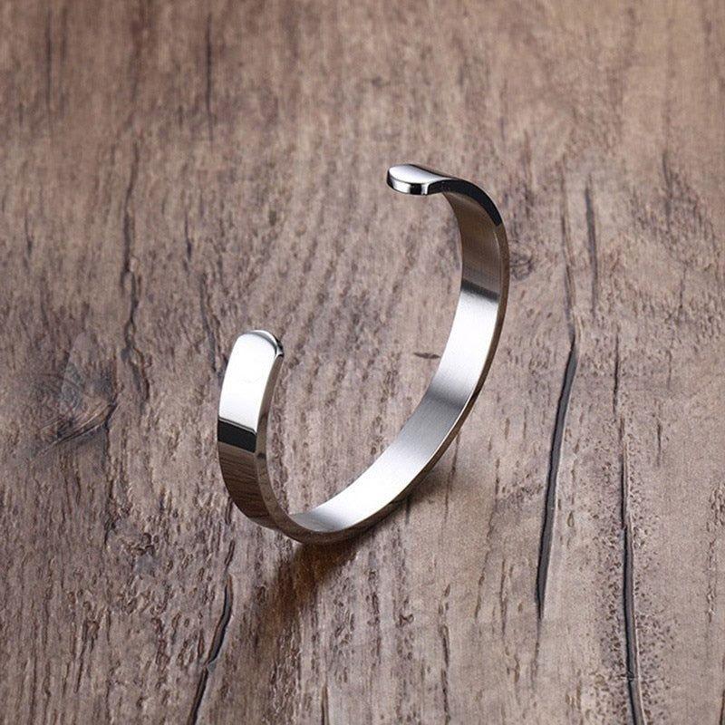ZORCVENS Unisex Bracelet Cuff Stainless Steel Silver/Gold/Black/Rose Gold - Frimunt Clothing Co.